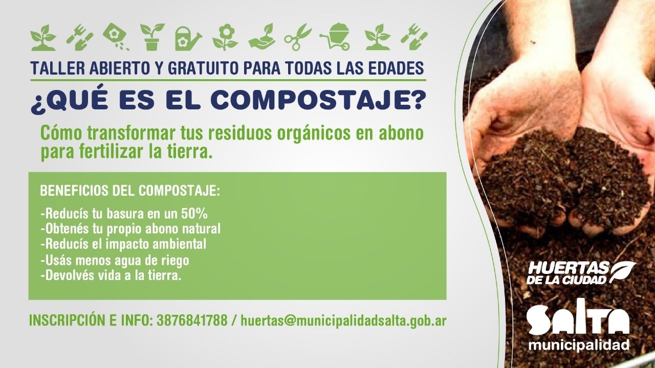 Compostaje Taller Gratuito Sobre Como Transformar Los Residuos Org Nicos En Abono Para