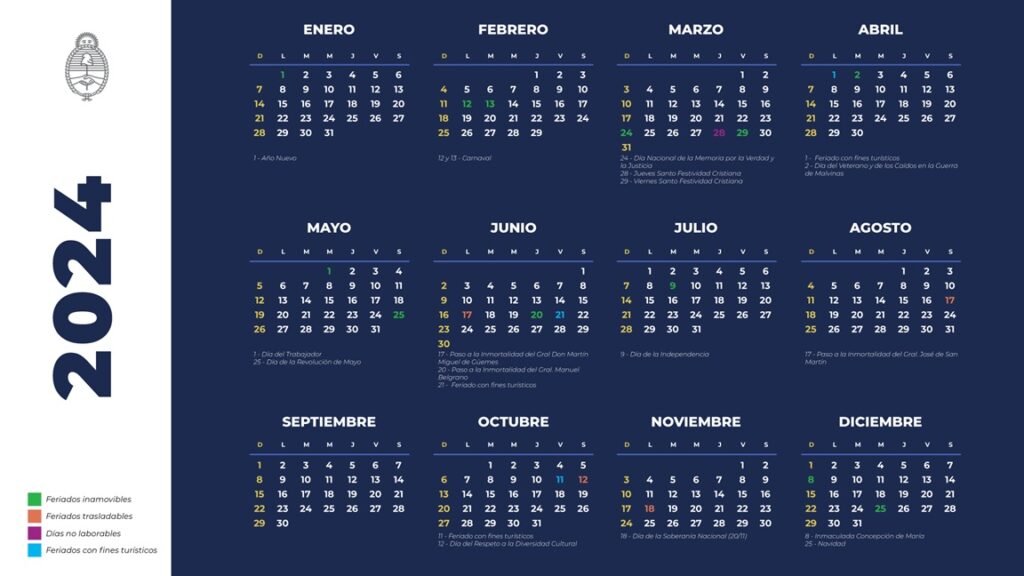 Nación oficializó los feriados con fines turísticos del 2024 La Hora de Salta